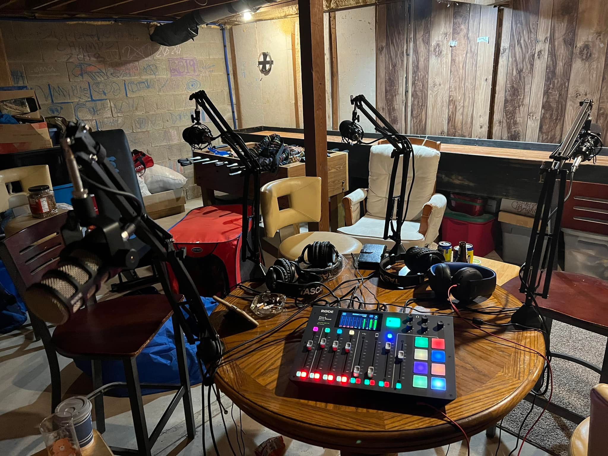 Our first studio setup
